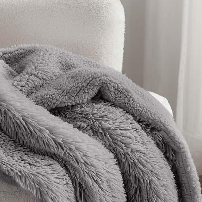 Fuzzy Faux Fur Blanket