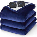 Bedsure Electric Heated Flannel Blanket