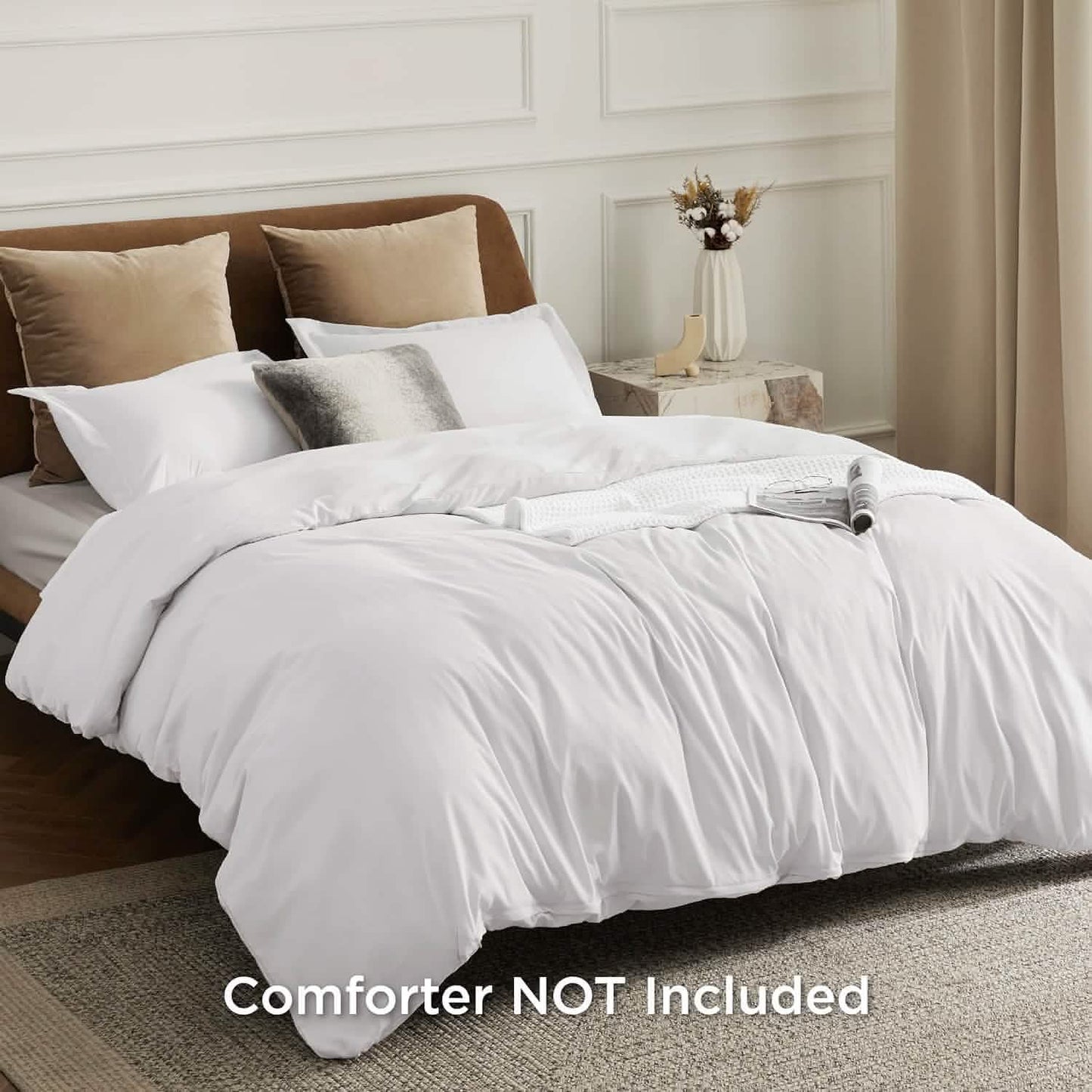 Brushed Polyester Microfiber Duvet Cover Set