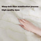 Fluffy Striped Faux Fur Blanket White