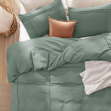 Bedsure Striped Tufted Embroidery Duvet Cover Set