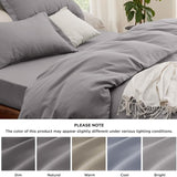 Brushed Microfiber Duvet Cover Sets With Fitted Sheet