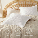 Tufted Embroidery Pillow Shams