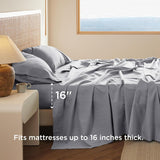 Bedsure Breathable Cotton Linen Bed Sheet Set