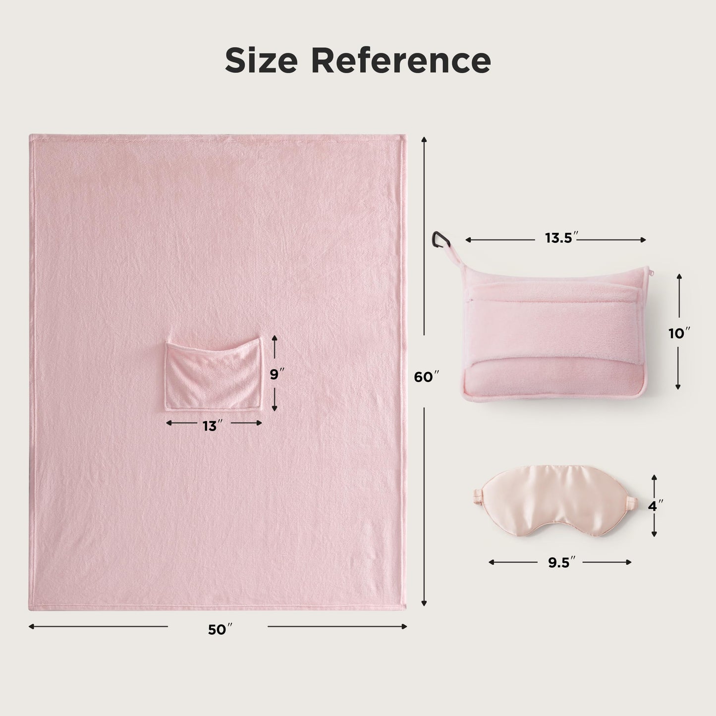2-in-1 Flannel Travel Essential Set