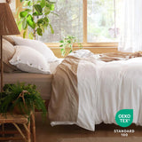 Rayon Derived from Bamboo and Linen Duvet Cover Set