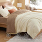 Puffy Flannel Fleece Comforter Set