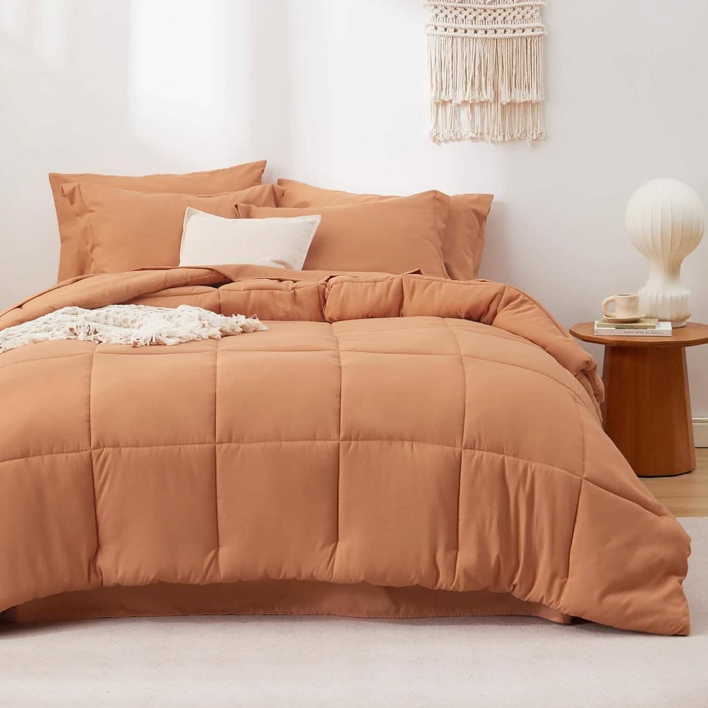 Comforter Set - 7 Pieces Solid
