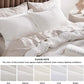 GentleSoft™ Cotton Waffle Weave Duvet Cover Set