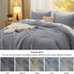 Prewashed Plain Comforter Set
