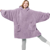 Shaggy Sherpa Blanket Hoodie