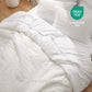 White Queen Comforter Set - 7 Pieces Bed