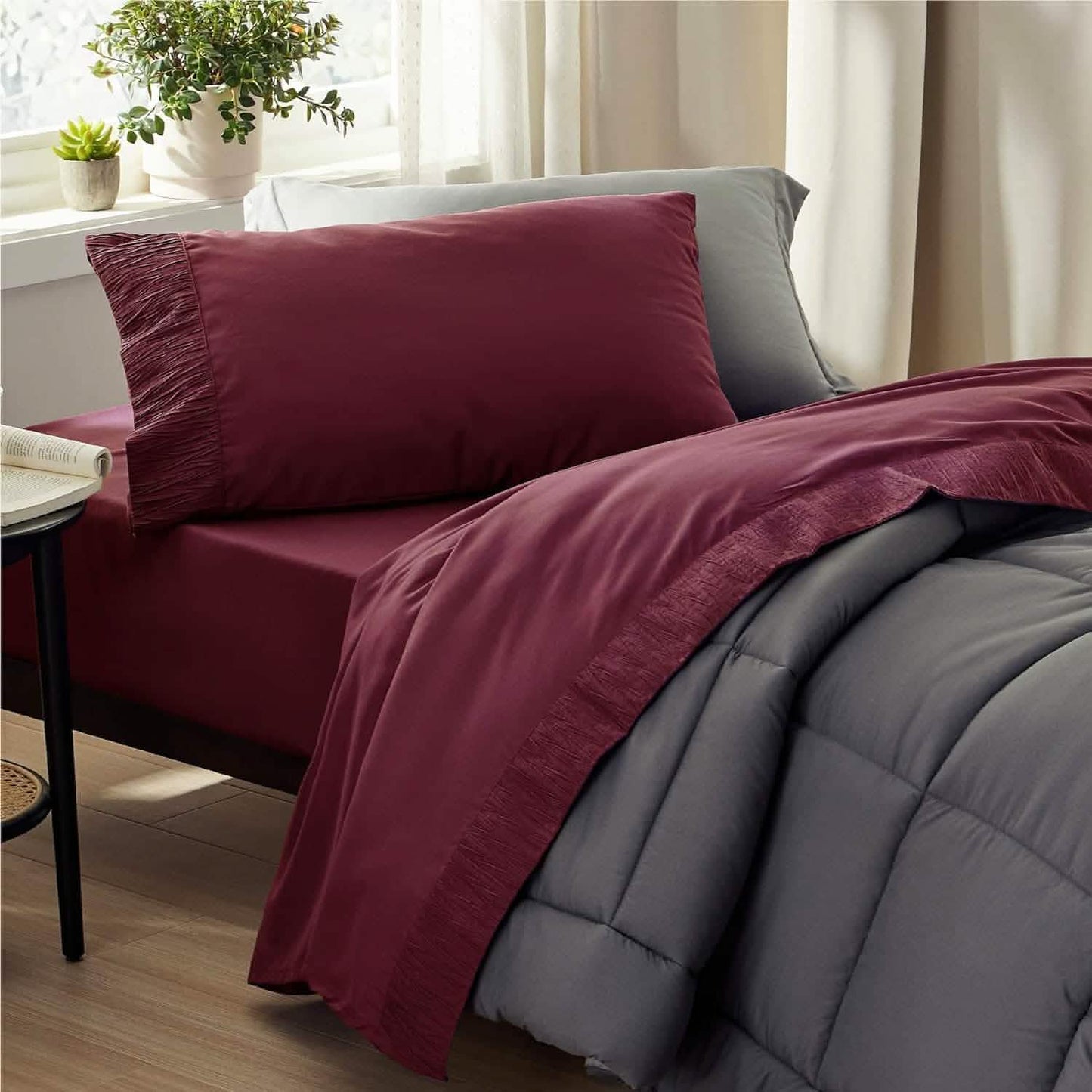 Ruched Sheet Set