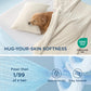 Bedsure Cooling Duvet Cover Queen Size - GentleSoft™ Cooling Bedding Set for Hot Sleepers, Ice-Cool Fabric Technology for Night Sweats, Soft & Breathable Lightweight Comforter Cover Set, 90x90, Beige