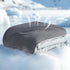 Bedsure Cooling Blankets for Hot Sleepers - Cold Blankets for Sleeping Queen Size for Bed, Lightweight Summer Ice Breathable Double-Sided Bedding Essentials as Gifts, Grey, 90x90 Inches
