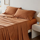 Bedsure Lyocell Cotton Blend Washed Sheet Set