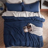 100% Cotton Waffle Weave Duvet Cover Set