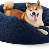 Calming Donut Bed for Dogs and Cats