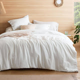 Washed Cotton Linen Comforter Set