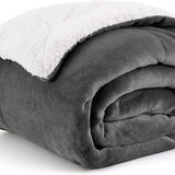 Sherpa and Fleece Reversible Blanket