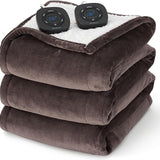 Bedsure Electric Heated Flannel Blanket