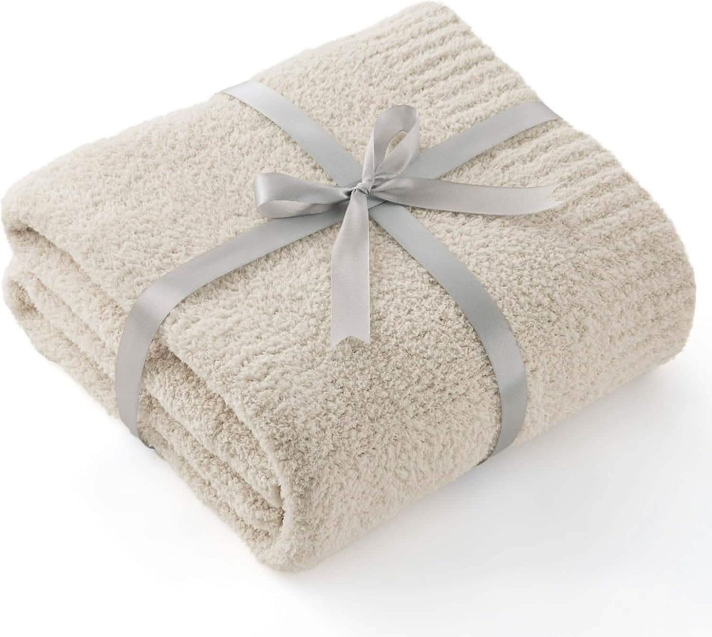 Feather Yarn Throw Blanket