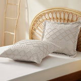 Tufted Embroidery Pillow Shams