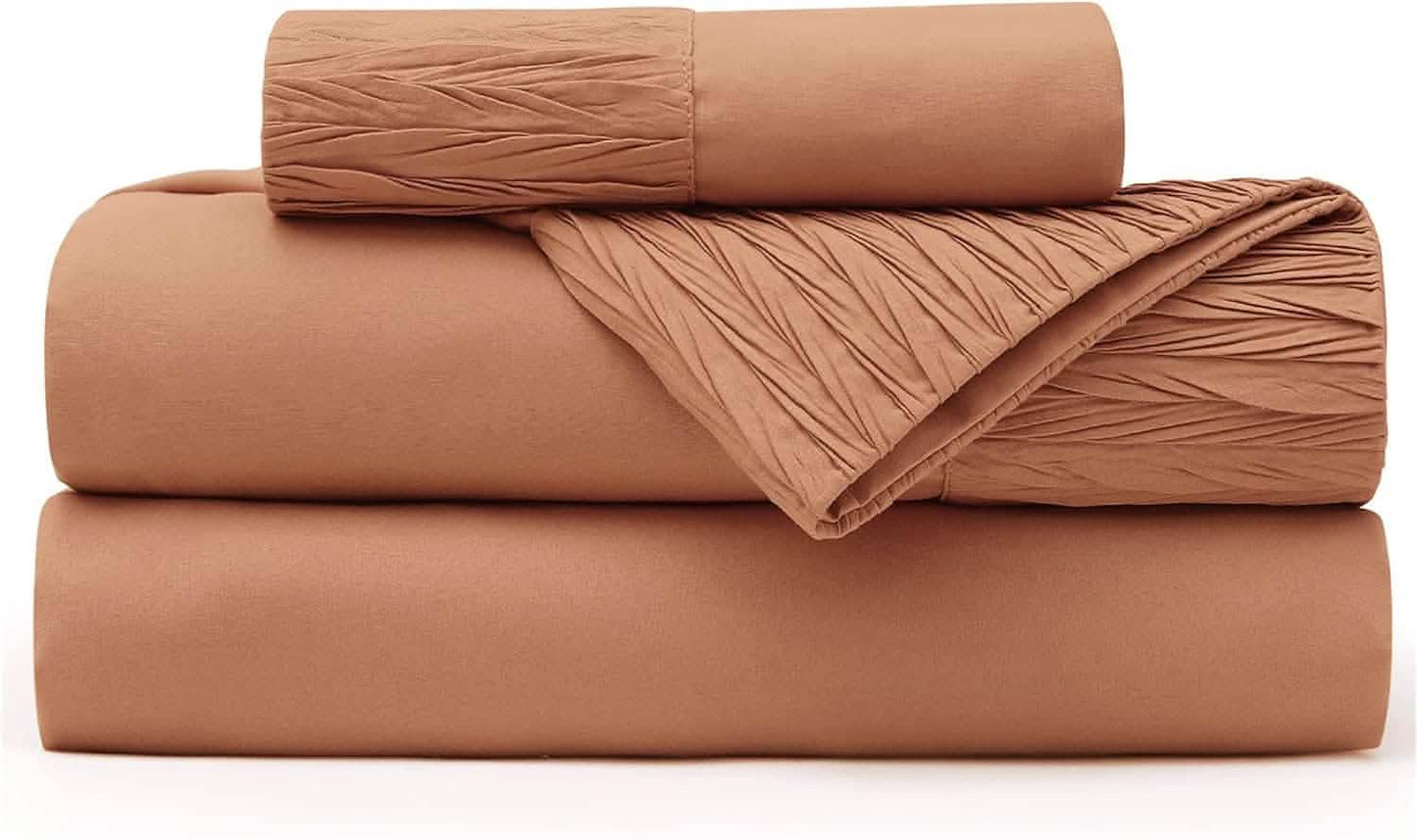 Ruched Sheet Set