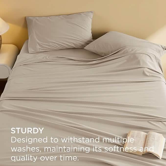 Faux Cotton Flannel Sheet Set