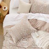 Clipped Jacquard Duvet Cover Set