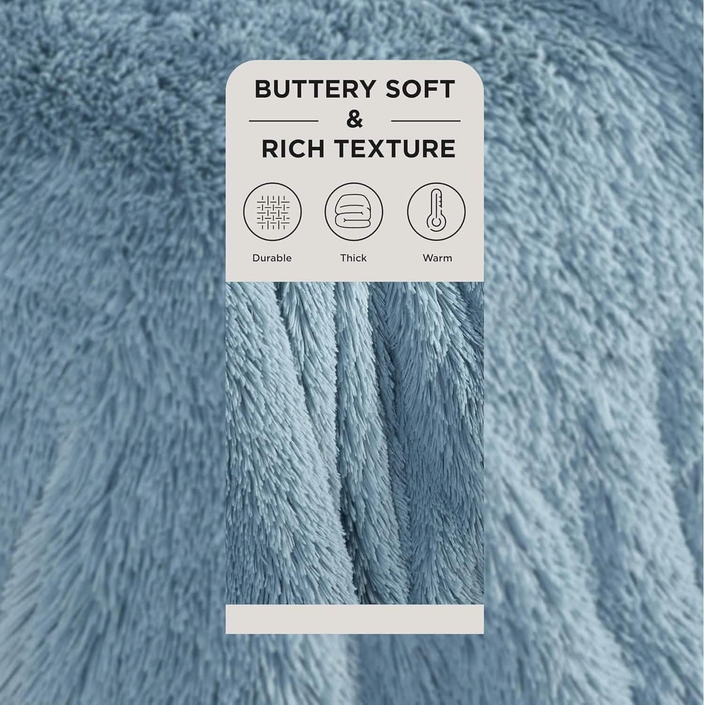Fuzzy Faux Fur Blanket