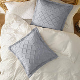 Tufted Embroidery Pillow Shams