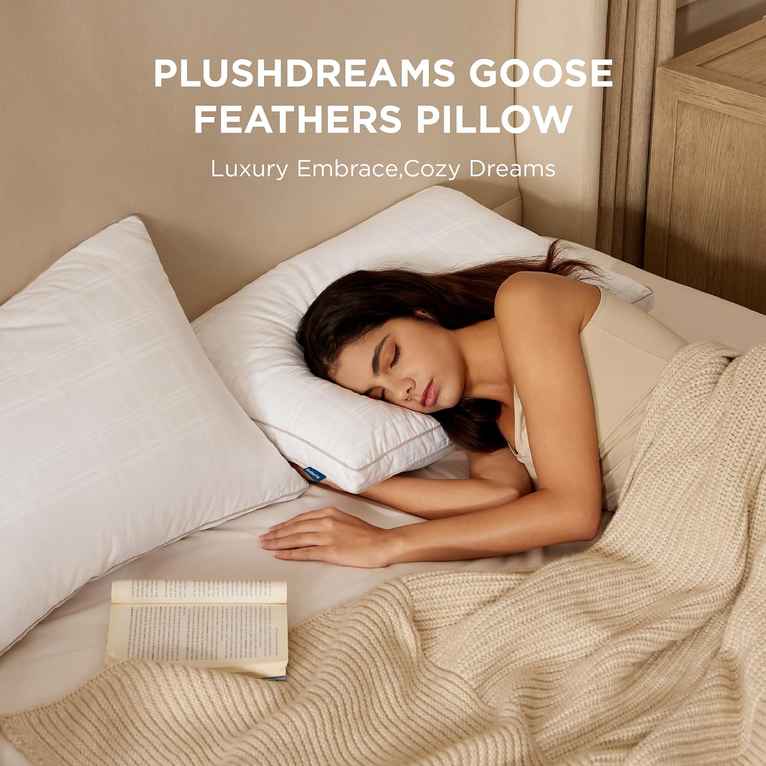 PushDreams Goose Feathers Pillow