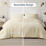 Stripe-Patterned Bed-in-a-Bag