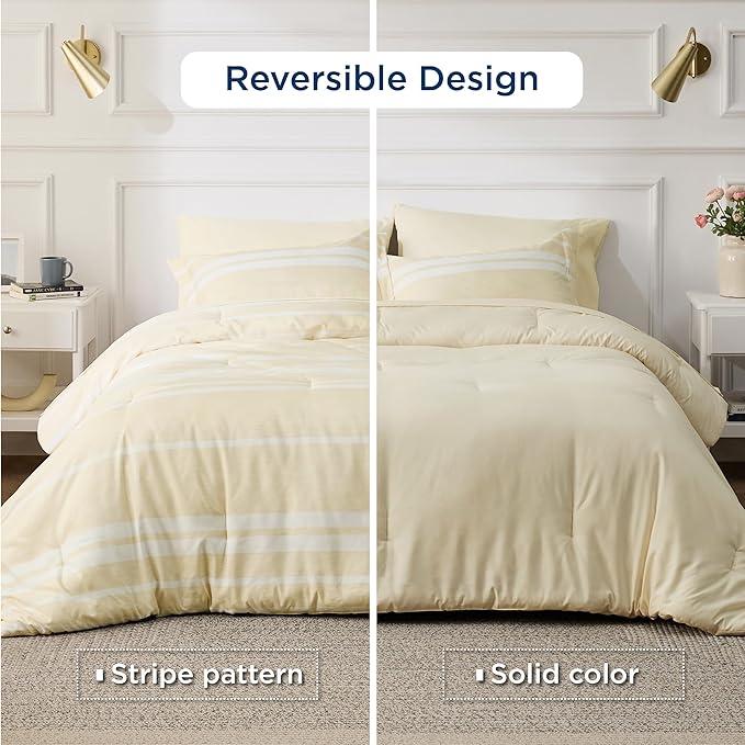 Stripe-Patterned Bed-in-a-Bag