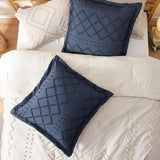 Tufted Embroidery Pillow Shams