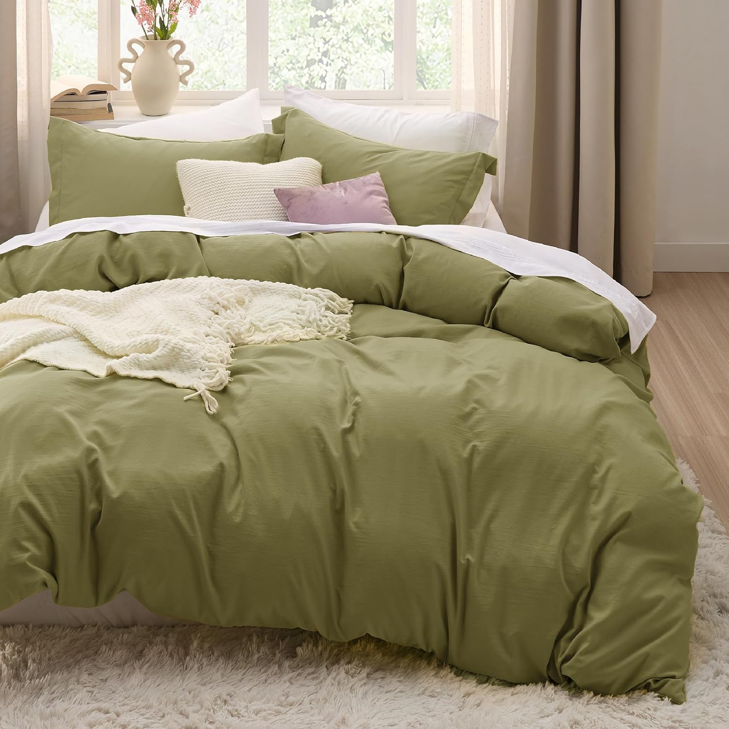 Ultra Soft Hypoallergenic Microfiber Duvet Cover Set