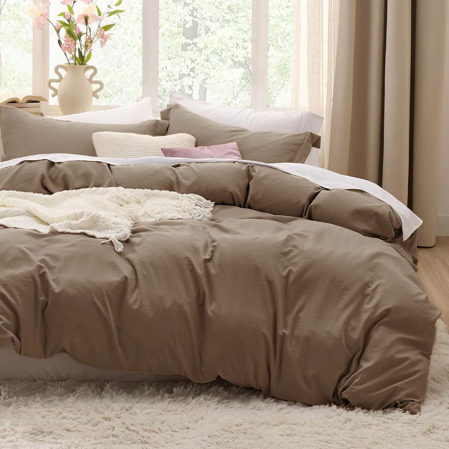 Prewashed Polyester Microfiber Duvet Cover Set