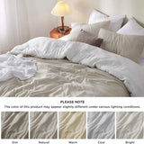 Prewashed Plain Comforter Set