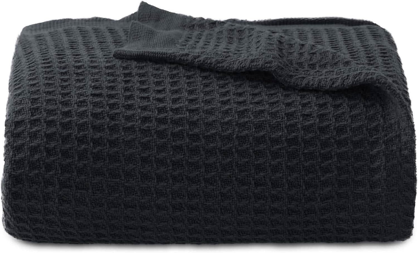 Cotton Waffle Weave Blanket