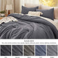 Prewashed Plain Comforter Set