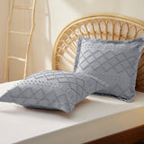 Tufted Embroidery Pillow Shams