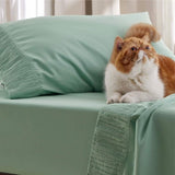 Ruched Sheet Set-2