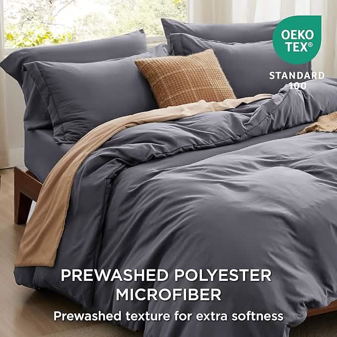 Comprehensive Prewashed Duvet Cover Set