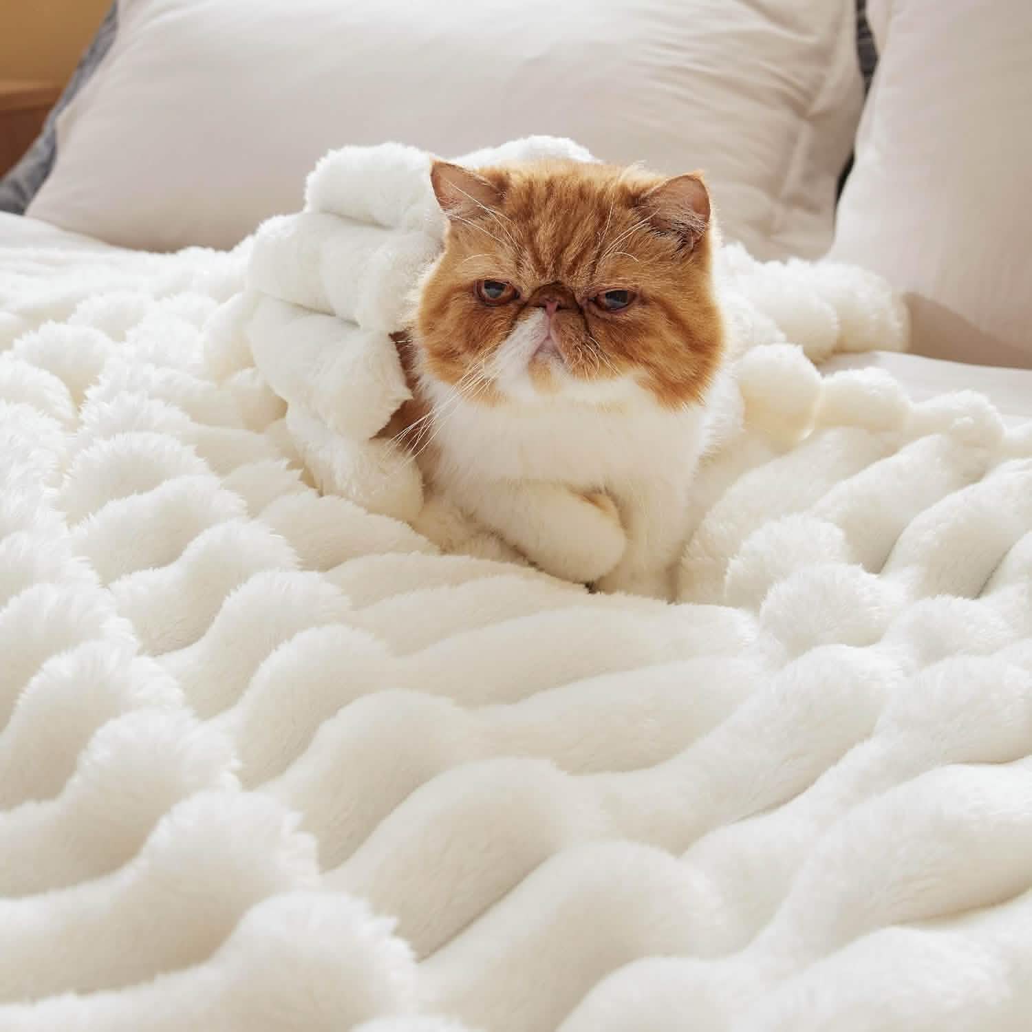 ribbed crochet blanket