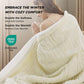 Knit Sherpa Reversible Throw Blanket-Cable Knit