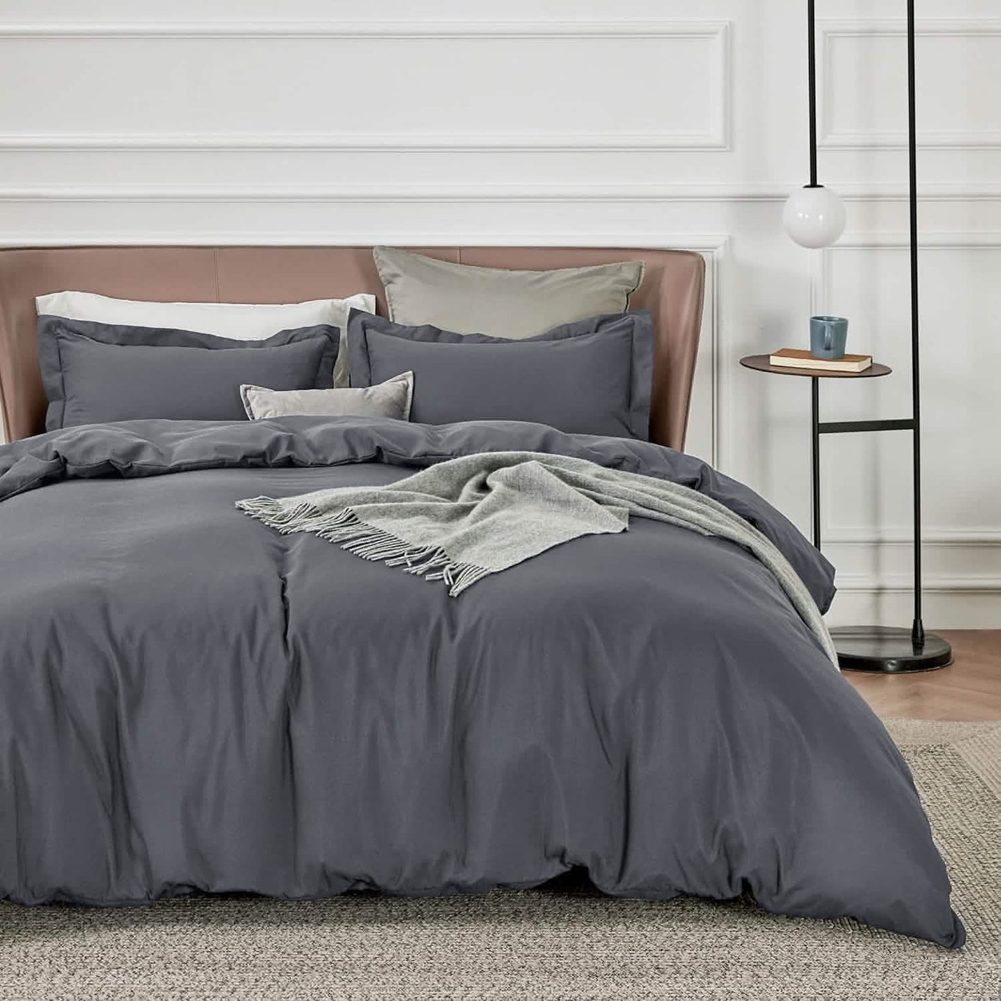 Brushed Polyester Microfiber Duvet Cover Set