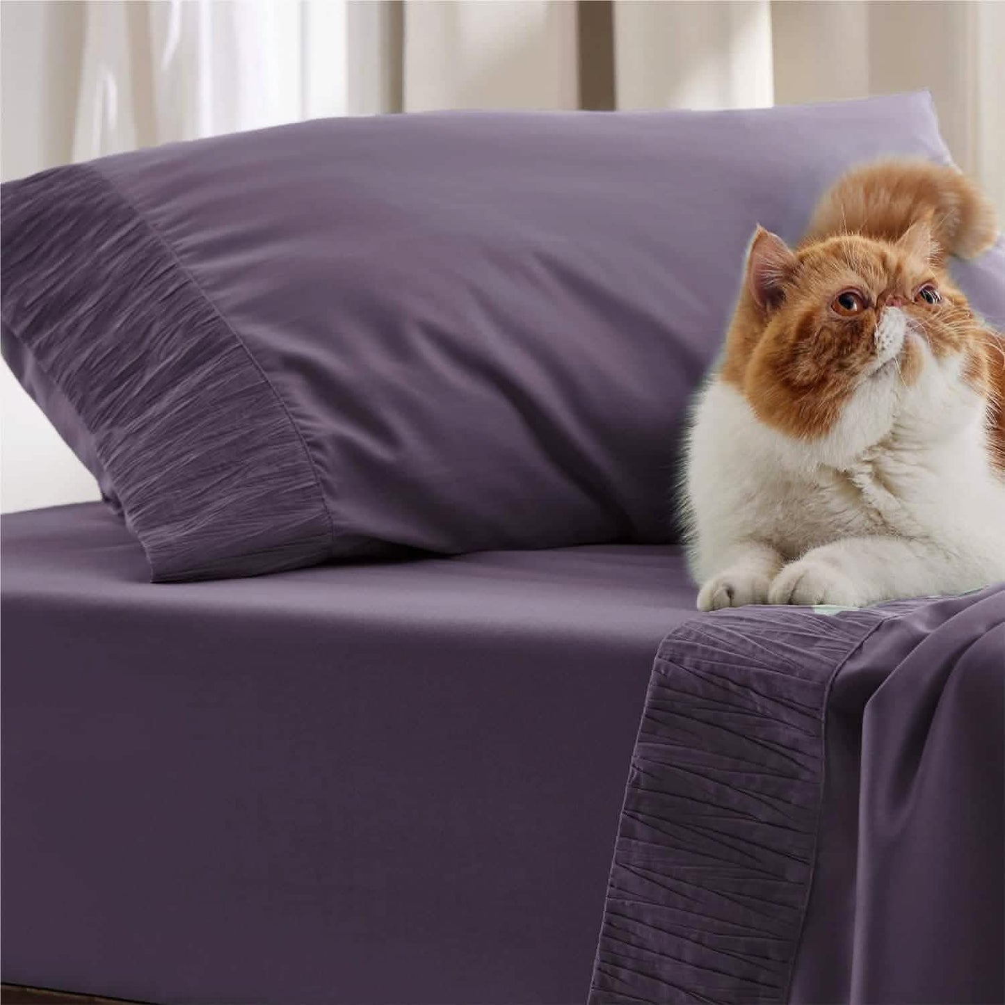 Ruched Sheet Set