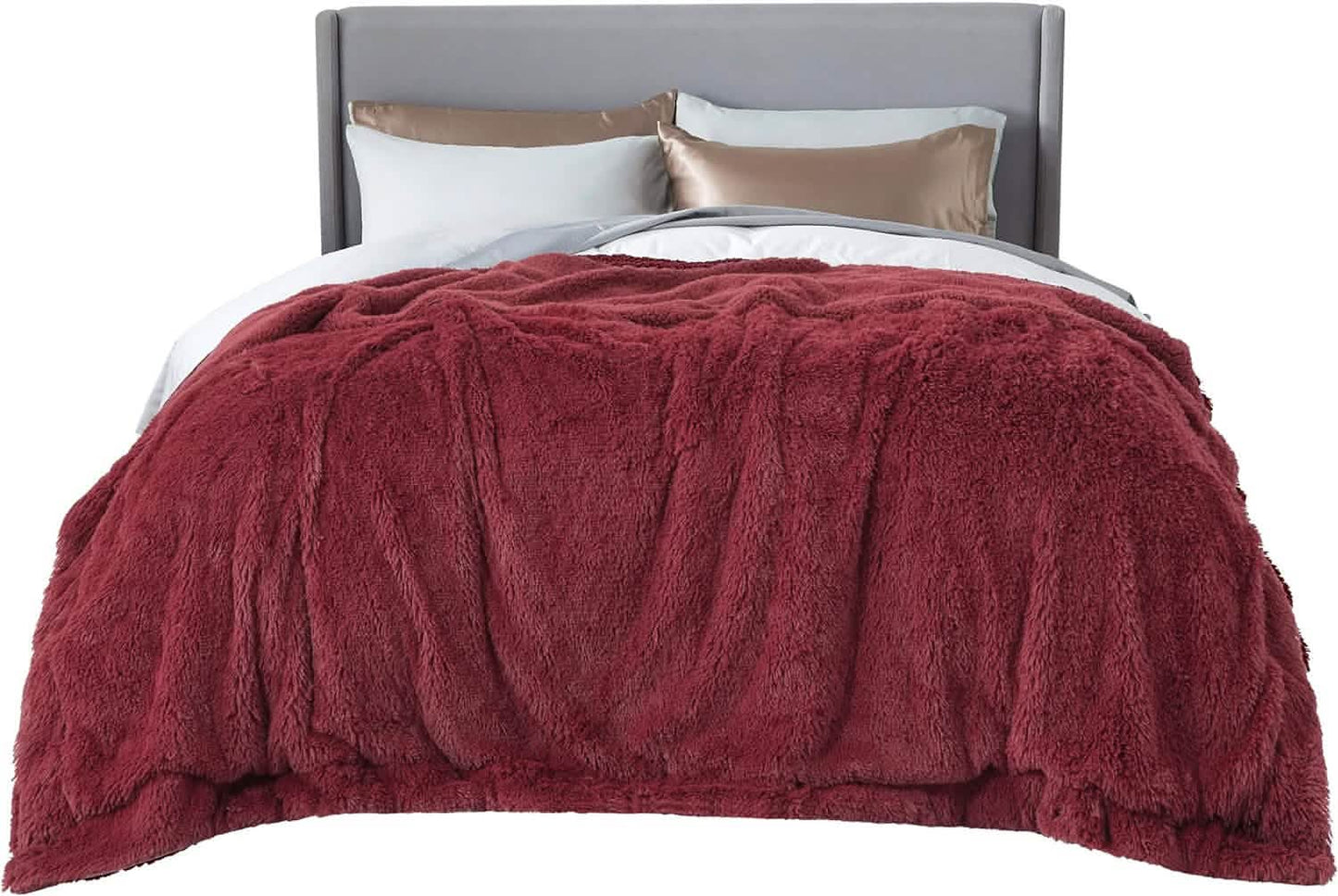 Fuzzy Faux Fur Blanket