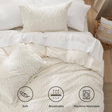 Clipped Jacquard Duvet Cover Set